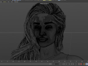 Rosie Huntington-whiteley 3D Model