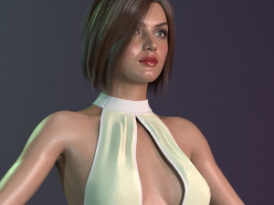 Ana de Armas 3D Model