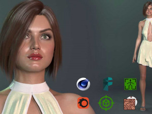 Ana de Armas 3D Модель