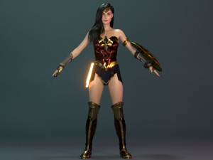 Wonder Woman Model 3D