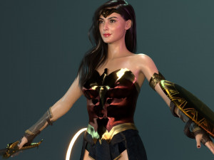 Wonder Woman Model 3D