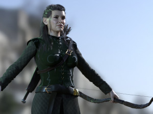 Tauriel Evangeline Lilly Modelo 3D