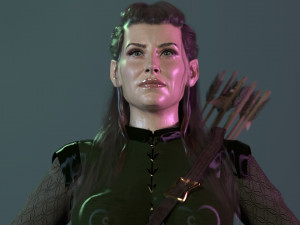 Tauriel Evangeline Lilly Modelo 3D