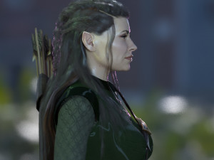 Tauriel Evangeline Lilly Modelo 3D