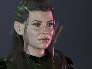 Tauriel Evangeline Lilly Modelo 3D