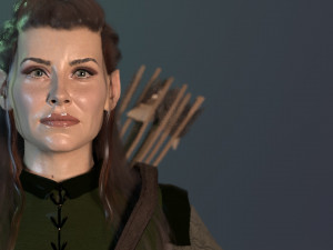 Tauriel Evangeline Lilly Modelo 3D
