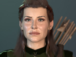 Tauriel Evangeline Lilly Modelo 3D
