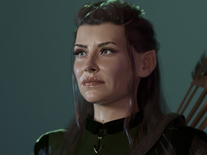 Tauriel Evangeline Lilly Modelo 3D