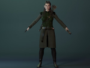 Tauriel Evangeline Lilly Modelo 3D