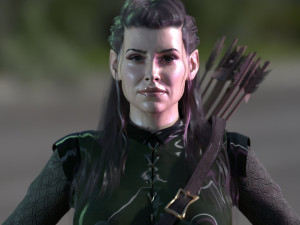 Tauriel Evangeline Lilly Modelo 3D
