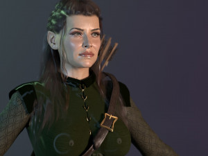 Tauriel Evangeline Lilly Modelo 3D