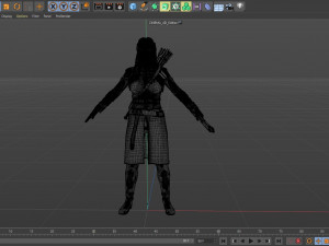 Tauriel Evangeline Lilly Modelo 3D