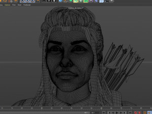 Tauriel Evangeline Lilly Modelo 3D
