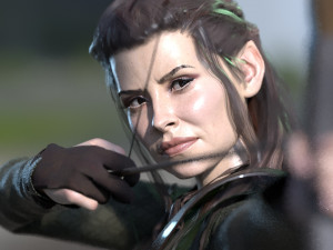 Tauriel Evangeline Lilly Modelo 3D