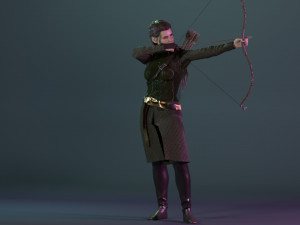 Tauriel Evangeline Lilly Modelo 3D
