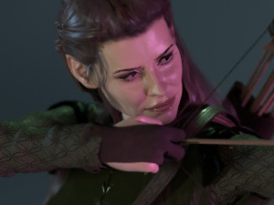 Tauriel Evangeline Lilly Modelo 3D