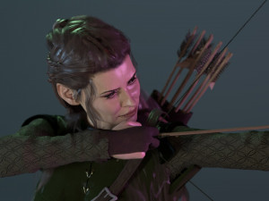 Tauriel Evangeline Lilly Modelo 3D