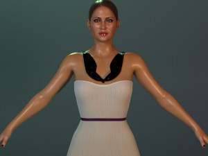 Jennifer Lopez 3D Model