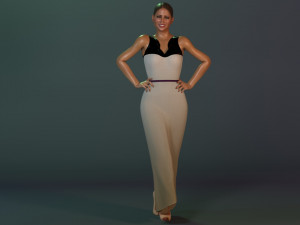 Jennifer Lopez 3D Model