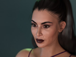 Kim kardashian Modelo 3D