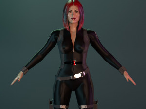 Black Widow Model 3D