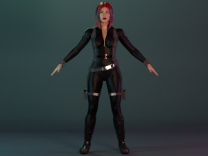 Black Widow Model 3D