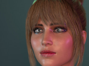 Jennifer Lawrence 3D Model