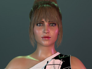 Jennifer Lawrence 3D Model