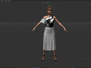 Jennifer Lawrence 3D Model