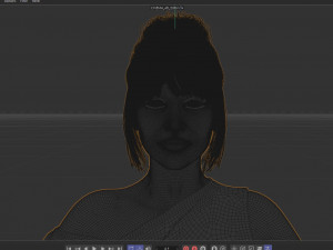 Jennifer Lawrence 3D Model