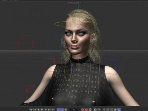 Margot Robbie 3D-Modell