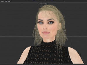 Margot Robbie 3D-Modell