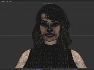 Margot Robbie 3D-Modell