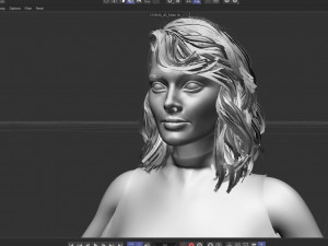 Margot Robbie 3D-Modell