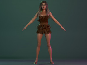 Beyonce 3D मॉडल