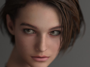 Jill Valentine 3D-Modell