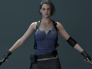 Jill Valentine 3D Model