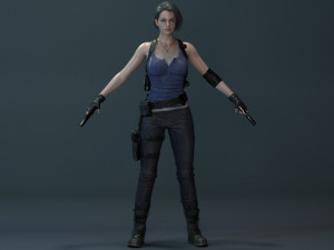 Jill Valentine 3D Model