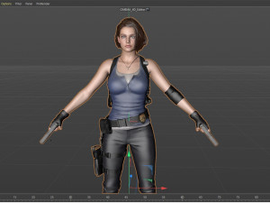 Jill Valentine 3D Model