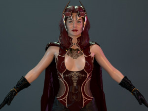 Scarlet Witch 3D 모델