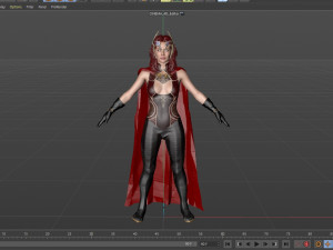 Scarlet Witch 3D 모델