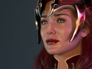 Scarlet Witch 3D 모델