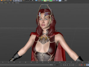 Scarlet Witch 3D 모델