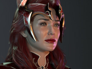 Scarlet Witch 3D 모델