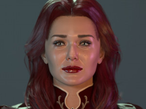 Scarlet Witch 3D 모델
