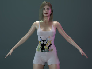 Taylor Swift 3D Model