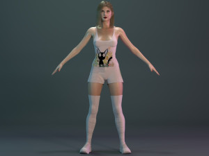 Taylor Swift 3D Model