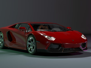 Lambor Aventador Model 3D