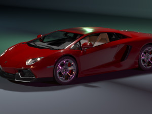Lambor Aventador Model 3D