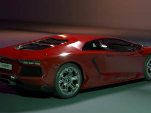 Lambor Aventador Model 3D